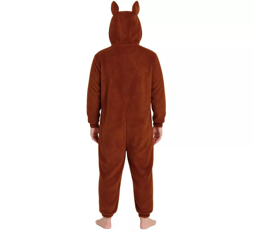 Translation missing: fr.Disfraz o Pijama de Monstruo Lulú marrón para mujer