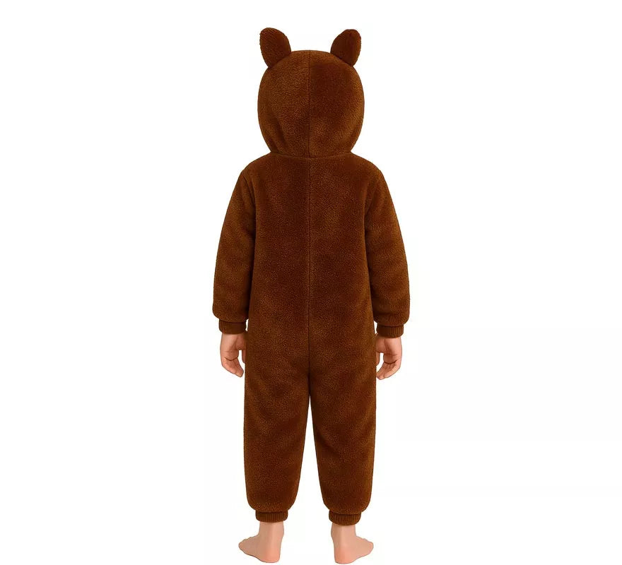 Translation missing: fr.Disfraz o Pijama de Monstruo Lulú marrón para niños