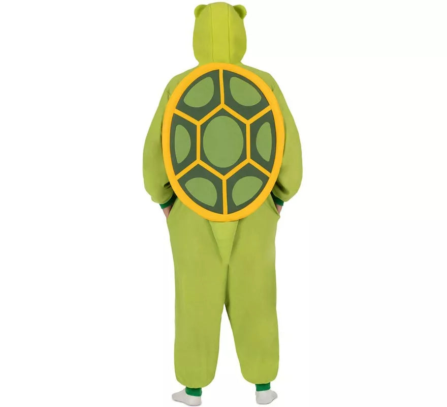 Translation missing: fr.Disfraz o Pijama de Tortuga con capucha y cola para adulto