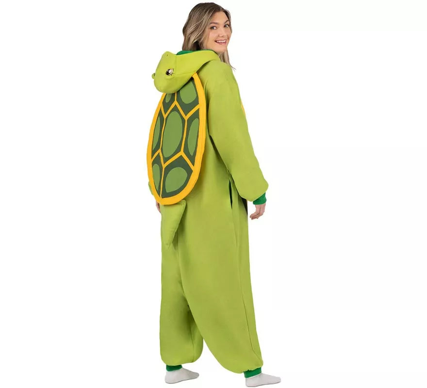 Translation missing: fr.Disfraz o Pijama de Tortuga con capucha y cola para adulto