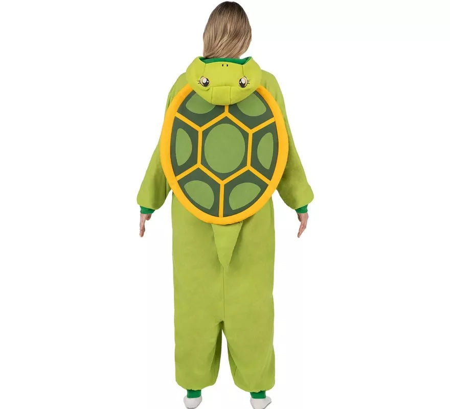 Translation missing: fr.Disfraz o Pijama de Tortuga con capucha y cola para adulto