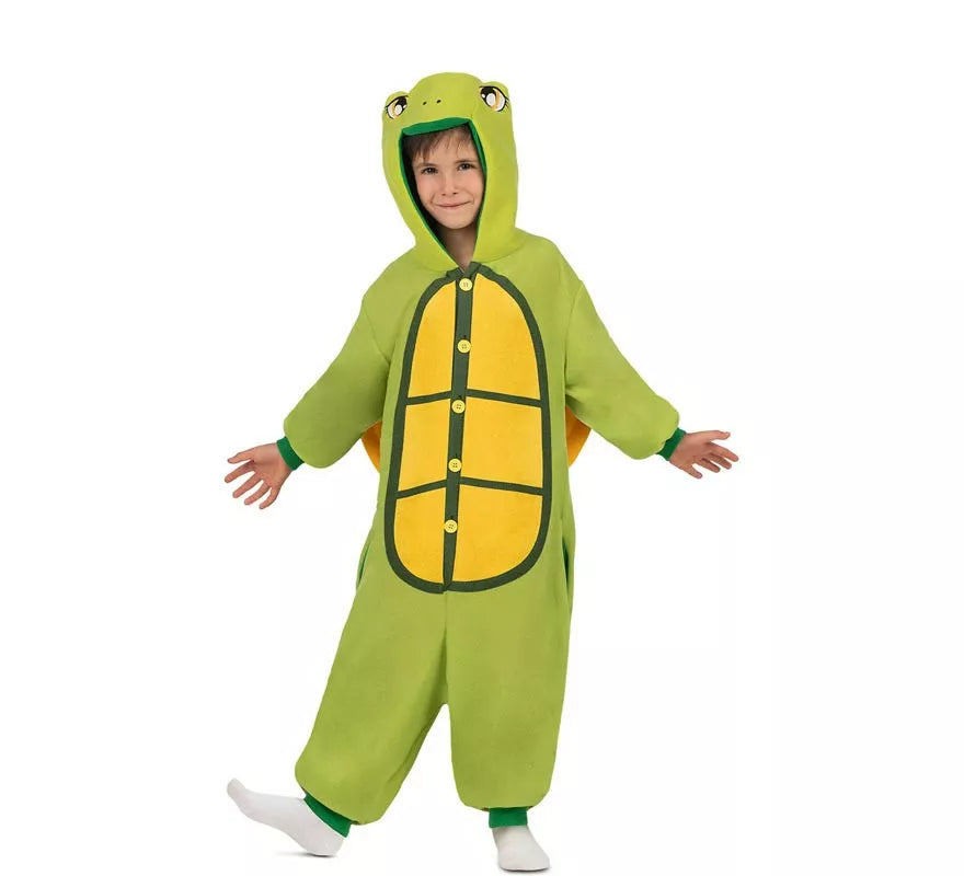 Translation missing: fr.Disfraz o Pijama de Tortuga con capucha y cola para niños