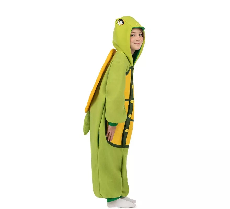 Translation missing: fr.Disfraz o Pijama de Tortuga con capucha y cola para niños
