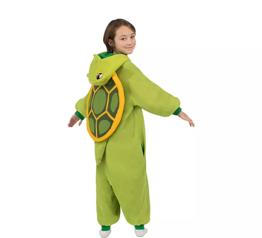 Translation missing: fr.Disfraz o Pijama de Tortuga con capucha y cola para niños