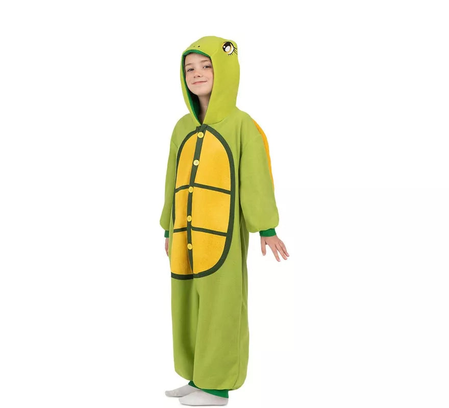 Translation missing: fr.Disfraz o Pijama de Tortuga con capucha y cola para niños