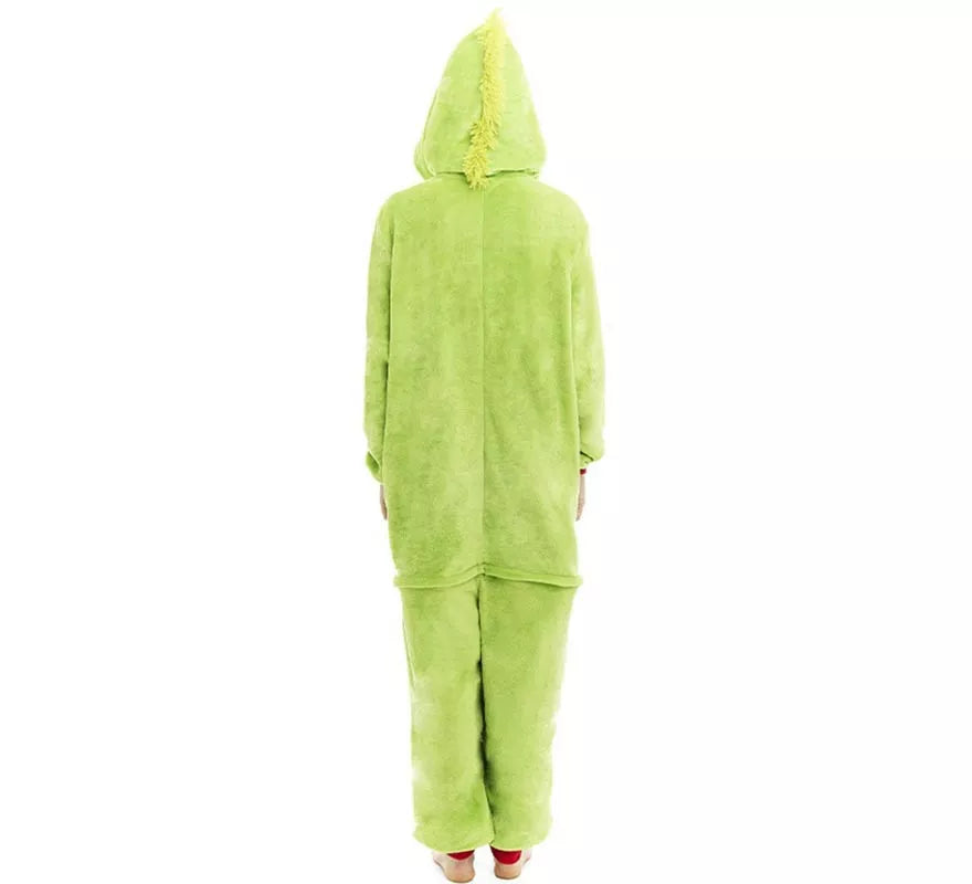 Translation missing: fr.Disfraz o Pijama Duende Navideño verde para adulto