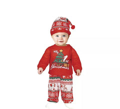 Déguisement ou Pyjama Mon 1er Noël Rouge pour Bébé