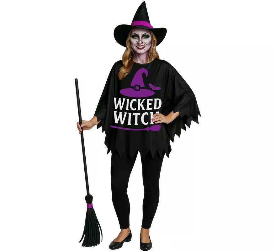 Translation missing: fr.Disfraz o Poncho de Bruja con Sombrero para mujer