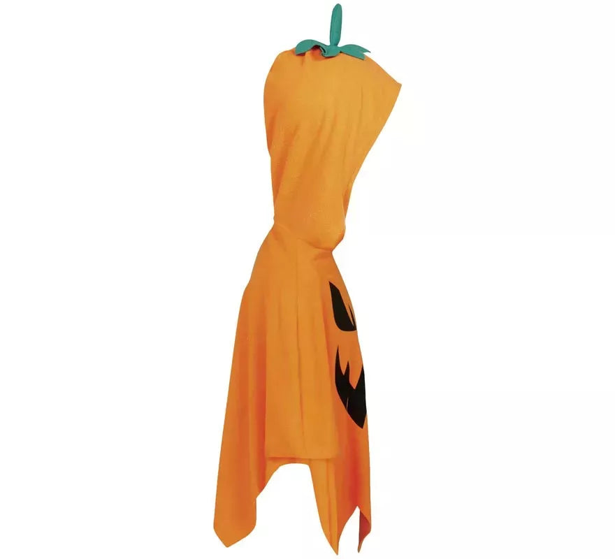 Translation missing: fr.Disfraz o Poncho de Calabaza Malvada para niños