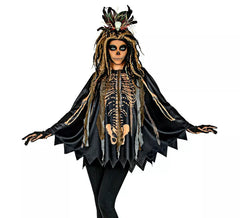 Costume ou poncho chaman vaudou adulte