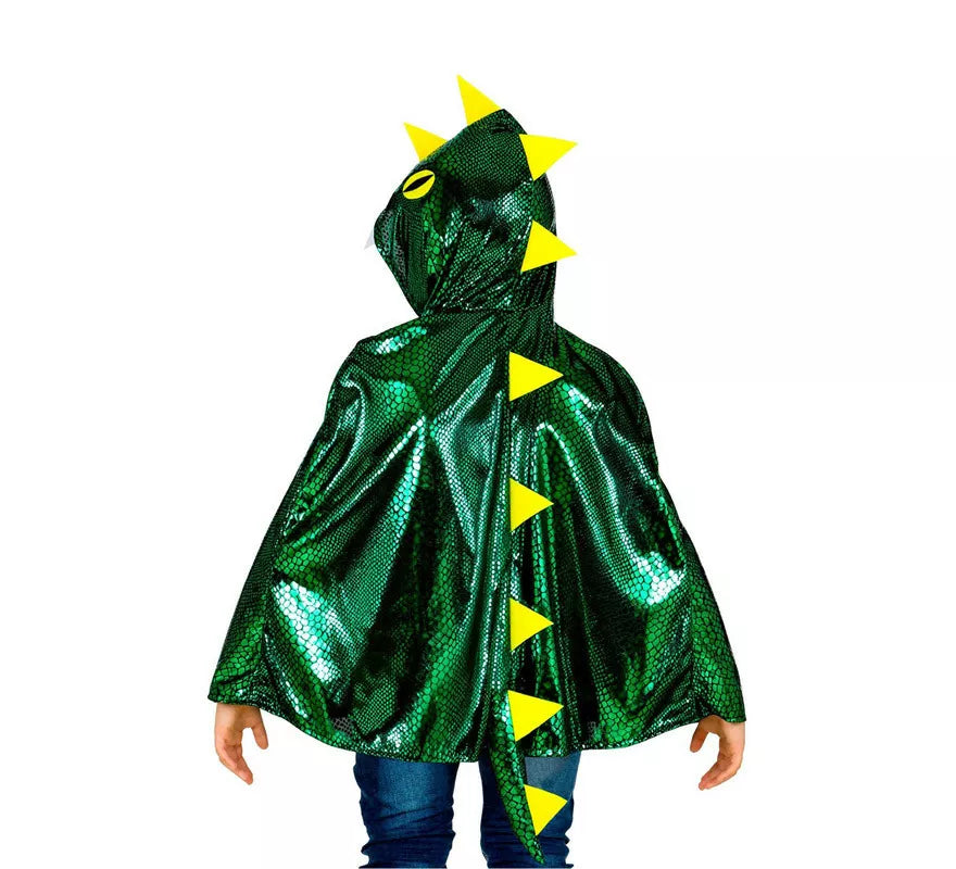 Translation missing: fr.Disfraz o Poncho de Dragón Verde Brillante con Capucha para niños