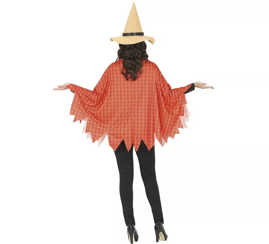 Translation missing: fr.Disfraz o Poncho de Espantapájaros con Sombrero para mujer