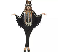 Costume de squelette ou Poncho pour femme
