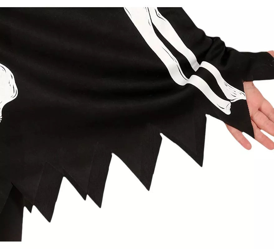 Translation missing: fr.Disfraz o Poncho de Esqueleto para niños