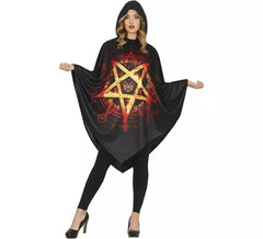 Costume ou Poncho d'Étoile Diabolique pour femme