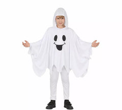 Déguisement de fantôme souriant ou poncho pour enfants