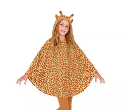 Costume ou Poncho Girafe à Capuche pour enfant