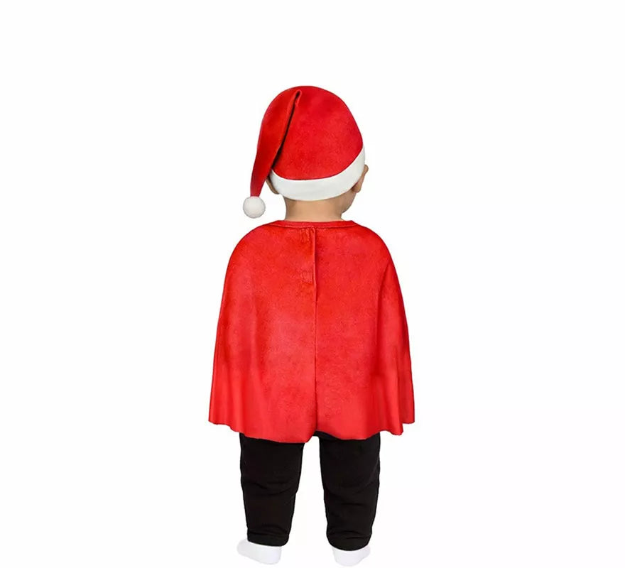 Translation missing: es.Disfraz o Poncho de Papá Noel para bebé