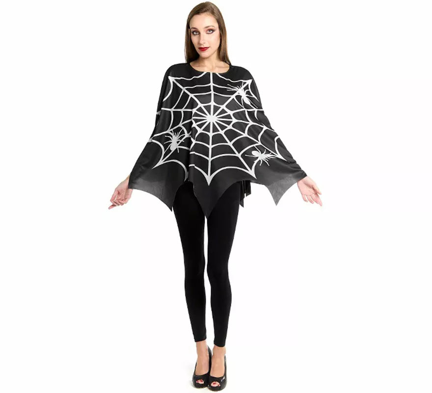 Translation missing: fr.Disfraz o Poncho de Telaraña Horripilante para mujer