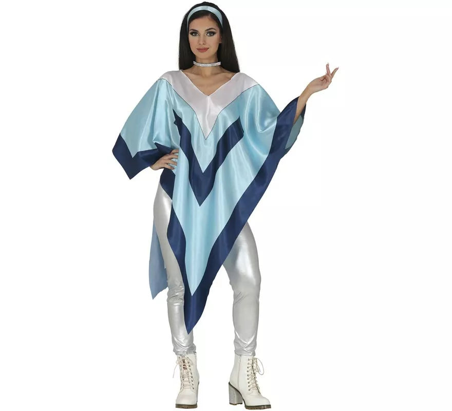 Translation missing: fr.Disfraz o Poncho Disco Super Trouper para mujer