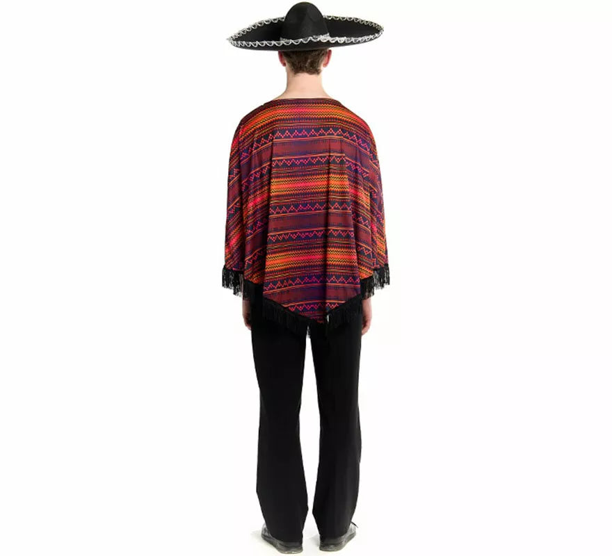 Translation missing: fr.Disfraz o Poncho Mexicano de Catrina para hombre