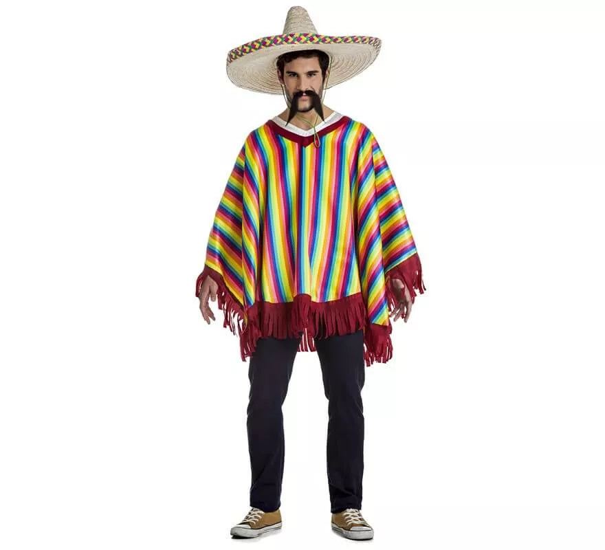 Translation missing: fr.Disfraz o Poncho Mexicano para hombre