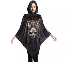 Costume ou poncho satanique pour adulte