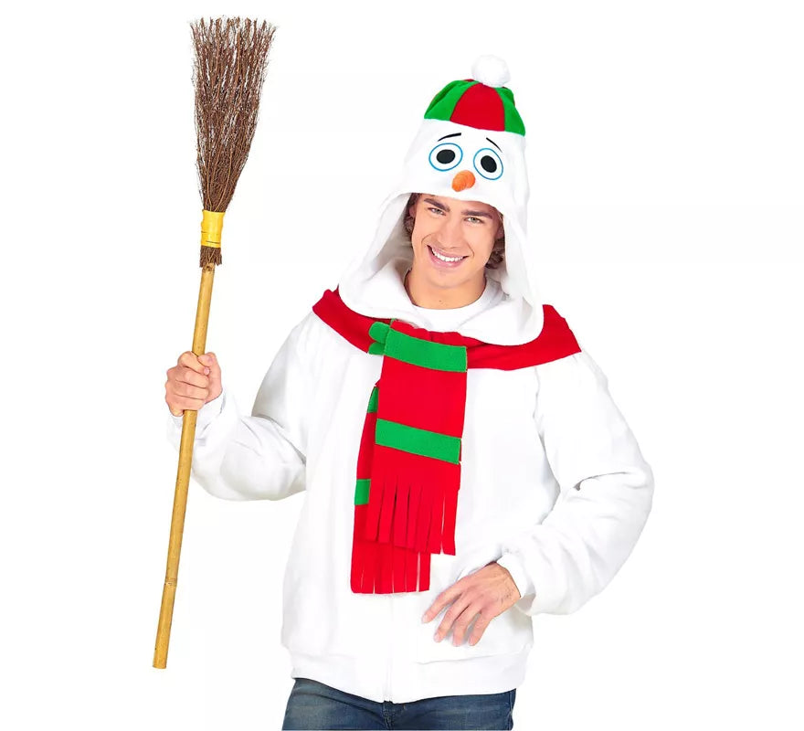 Translation missing: fr.Disfraz o Sudadera de Muñeco de Nieve para adultos