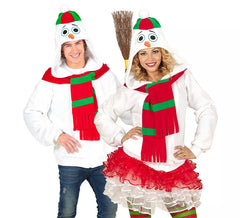 Costume de bonhomme de neige adulte ou sweat-shirt