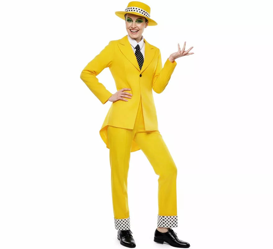 Translation missing: fr.Disfraz o Traje amarillo con Sombrero para mujer