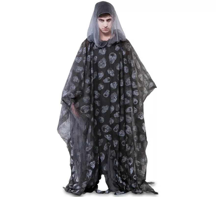 Translation missing: fr.Disfraz o Túnica de Calaveras para adultos 175 cm