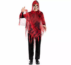 Costume ou robe d'esprit maléfique rouge pour homme