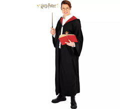 Déguisement ou tunique Harry Potter avec capuche de luxe pour homme