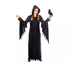 Costume ou robe de reine de la mort pour fille
