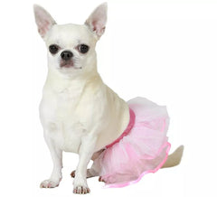 Costume ou tutu de chien rose
