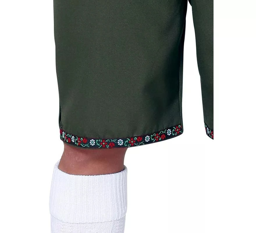 Disfraz para hombre de Tirolés verde
