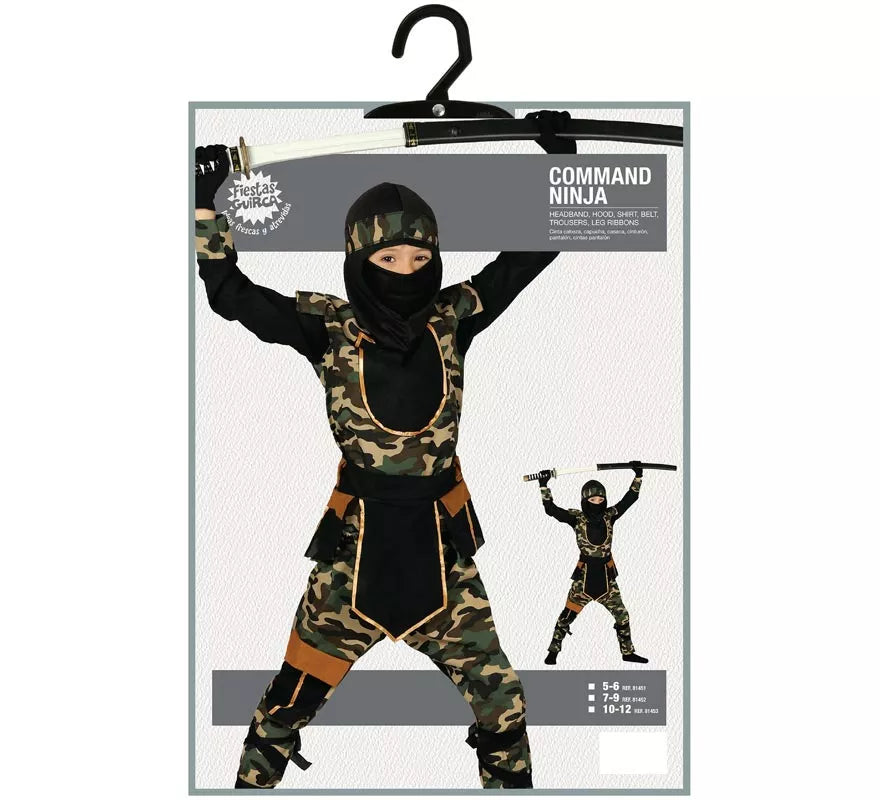 Translation missing: es.Disfraz para niños de Ninja Comando