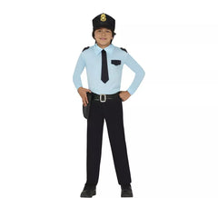 Déguisement Enfants Garçon Policier Bleu plusieurs tailles