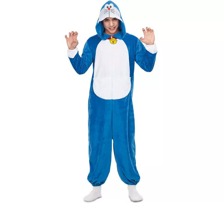 Translation missing: fr.Disfraz Pijama de Doraemon para adultos