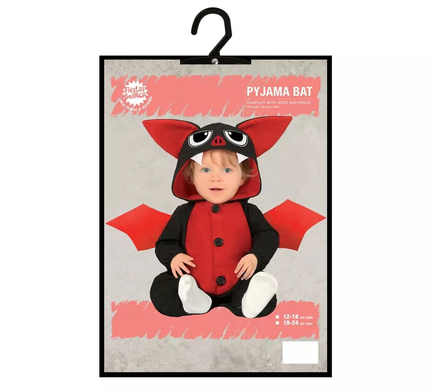 Translation missing: fr.Disfraz Pijama de Murciélago Vampiro para bebé