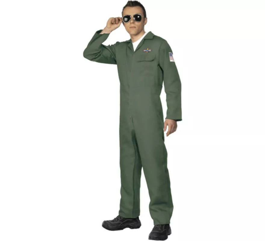 Translation missing: fr.Disfraz Piloto ejército del Aire USA para Hombre