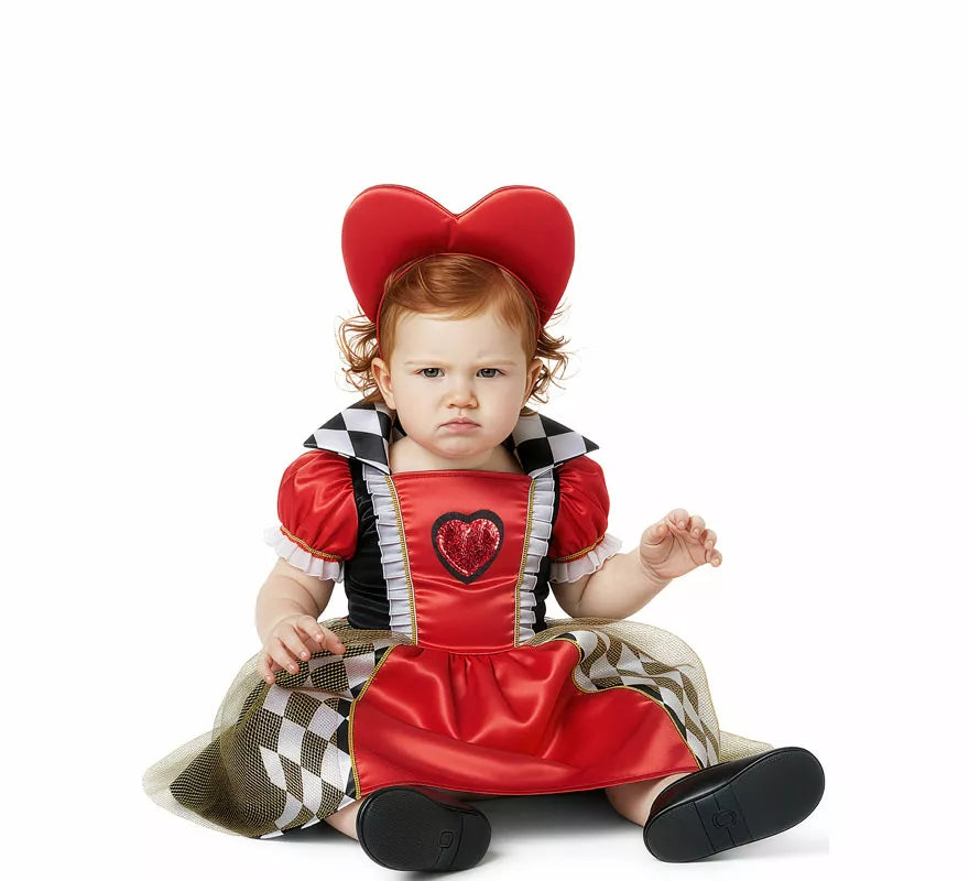 Disfraz Reina de Corazones para bebé