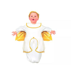 Déguisement sac d'ange doré bébé
