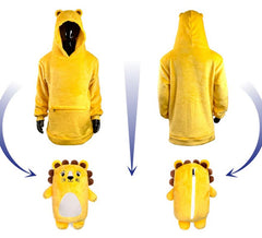 Costume sweat-shirt en peluche Lorenzo León pour adultes