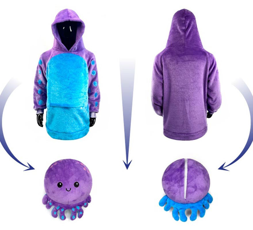 Translation missing: es.Disfraz Sudadera Peluche Pepa Pulpa para adulto