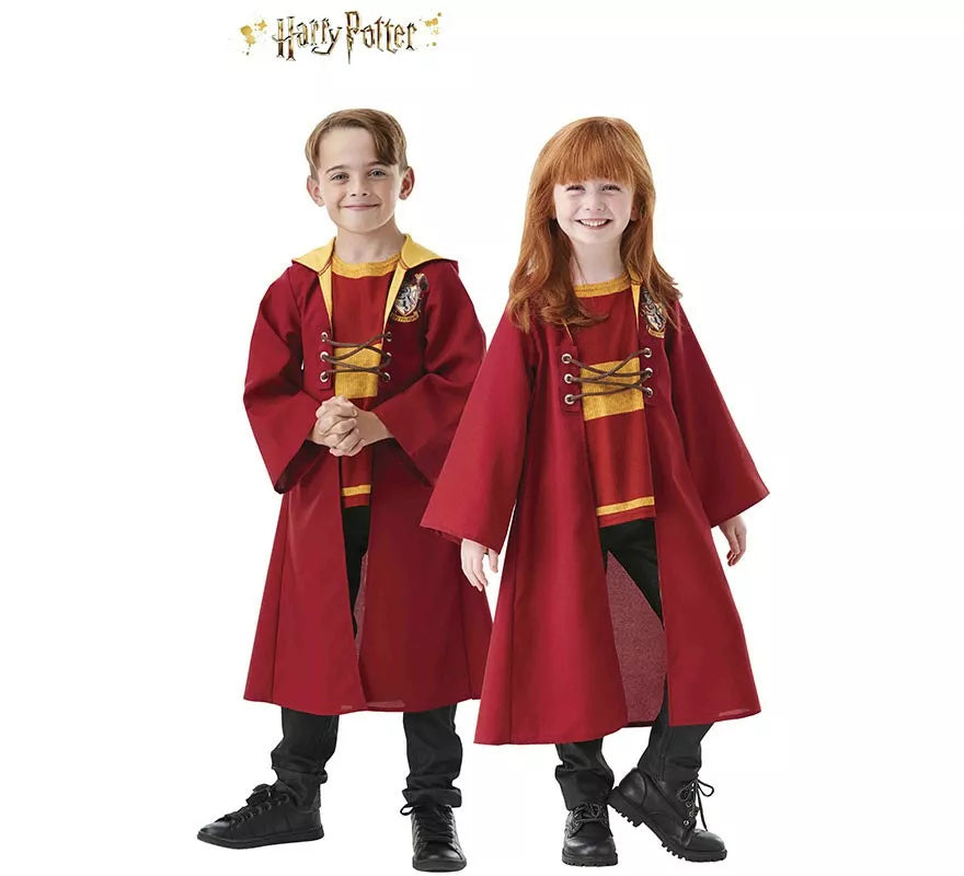 Translation missing: fr.Disfraz Túnica de Quidditch Gryffindor de Harry Potter para niños