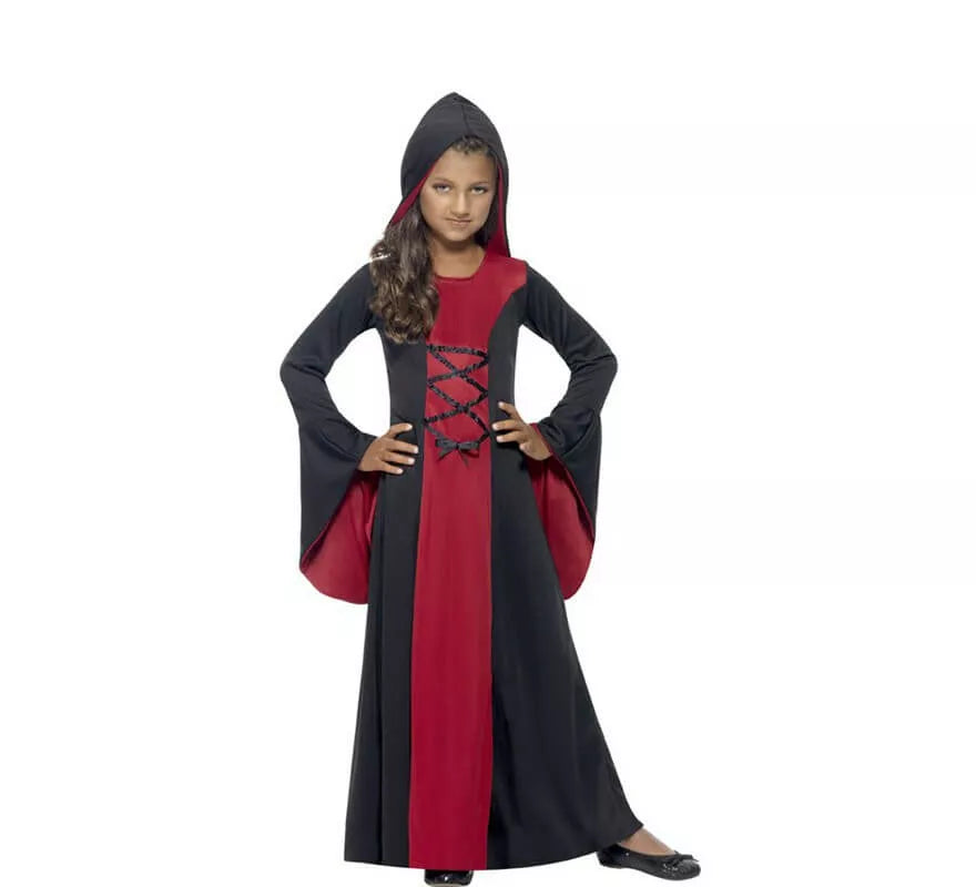 Translation missing: fr.Disfraz Vampiresa Encapuchada para Niña
