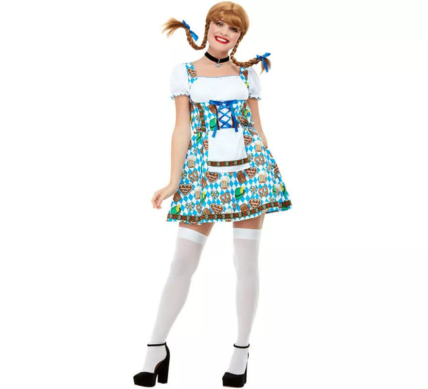 Translation missing: fr.Disfraz de Alemana Oktoberfest Azul para mujer