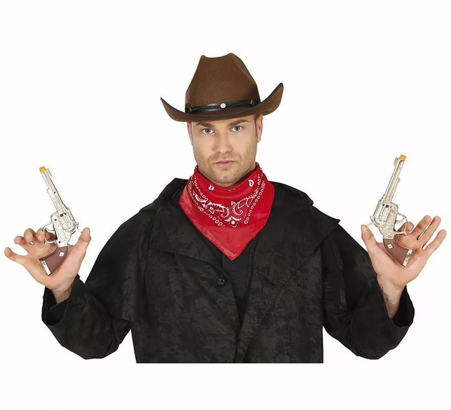 Translation missing: fr.Dos Pistolas Largas de Vaquero de 20 cm