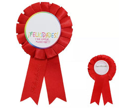 Escarapela Félicitations et que vous rencontrez 14,5 cm